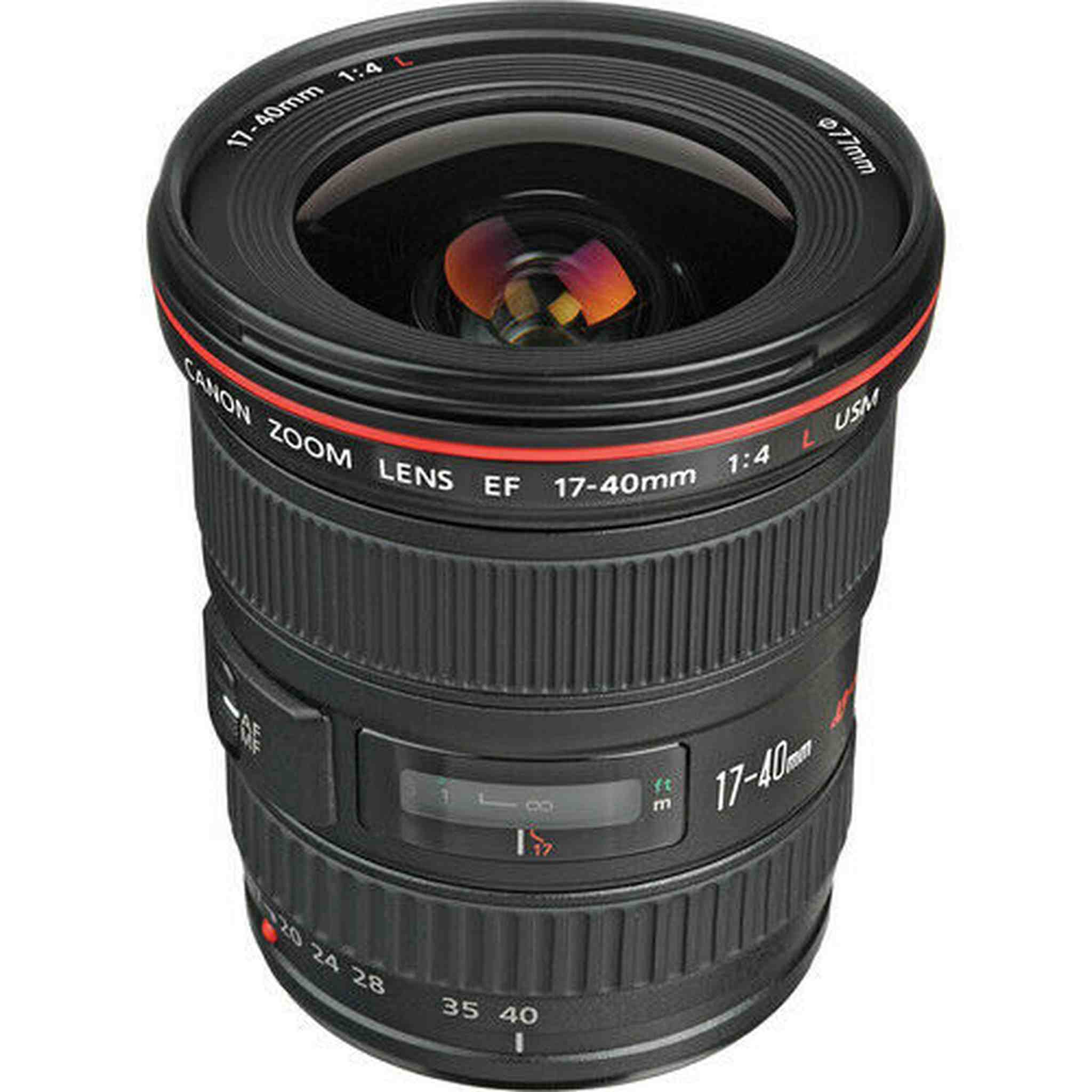 Canon EF 17-40mm f/4L USM Lens w/77mm UV Filter Bundle Canon
