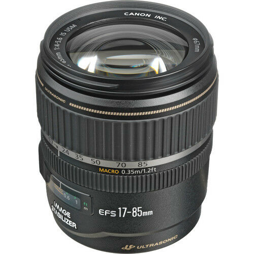 Canon EF-S 17-85mm F/4.0-5.6 IS USM Lens + UV Filter & Cleaning Kit Bundle