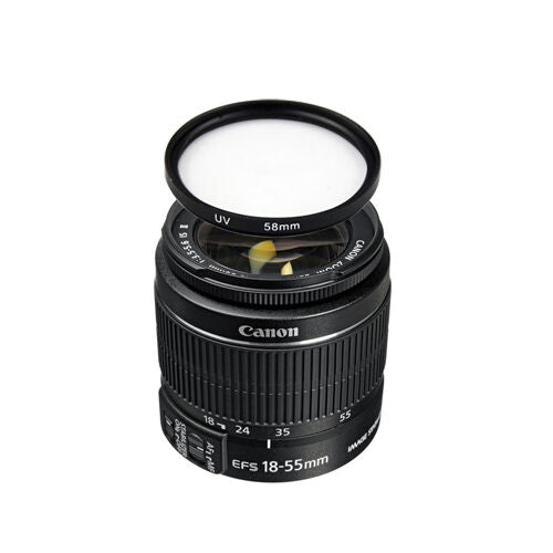 Canon EF-S 18-55mm f/3.5-5.6 IS II Autofocus Lens w/58mm UV Filter Bundle