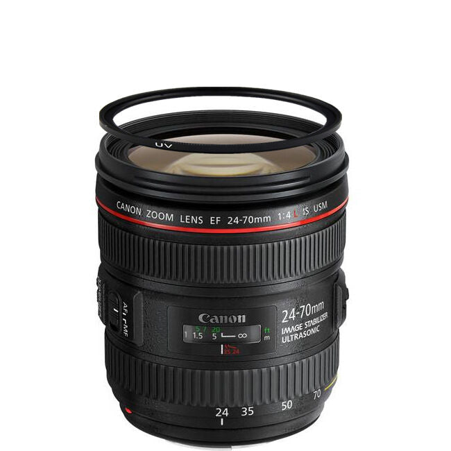 Canon EF 24-70mm f/4.0L IS USM Standard Zoom Lens w/77mm UV Filter