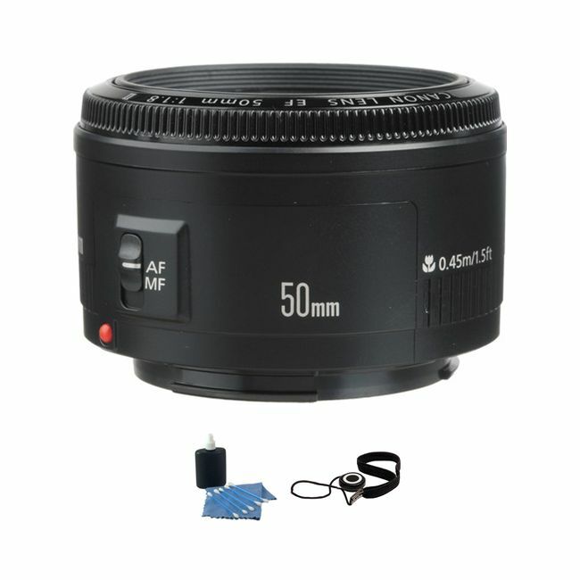 Canon EF 50mm f/1.8 II Autofocus Lens  Ultimate Bundle