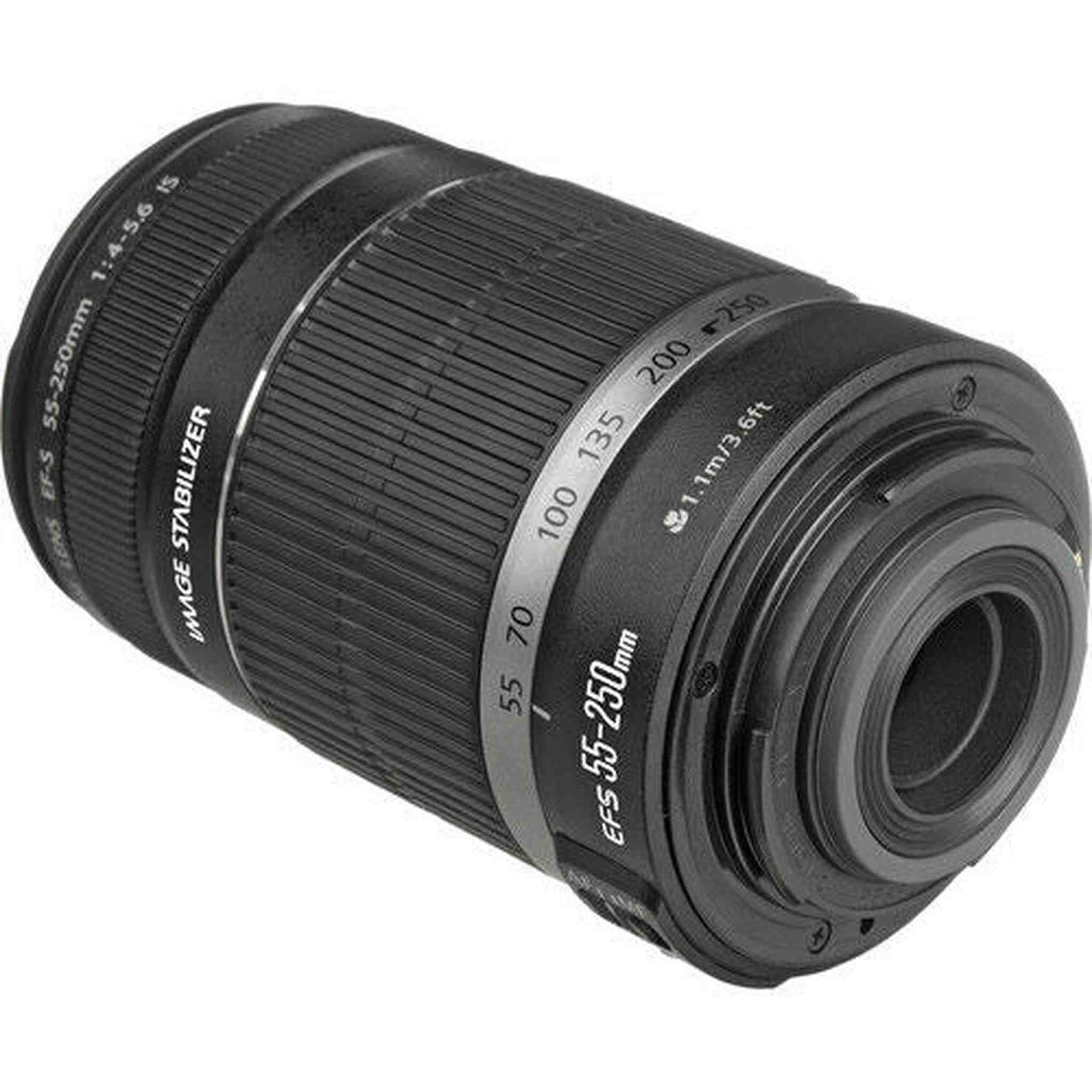 Canon EF-S 55-250mm f/4-5.6 IS II Lens w/58mm UV Filter