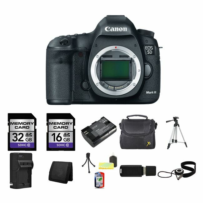 Canon EOS 5D Mark III Digital SLR Camera (Body) 48GB Bundle