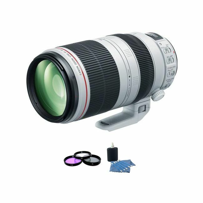 Canon EF 100-400mm f/4.5-5.6L IS II USM Lens + UV Kit & Cleaning Kit Ultimate Bundle