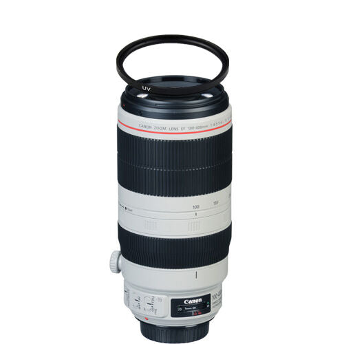 Canon EF 100-400mm f/4.5-5.6L IS II USM Lens w/77mm UV Filter Bundle