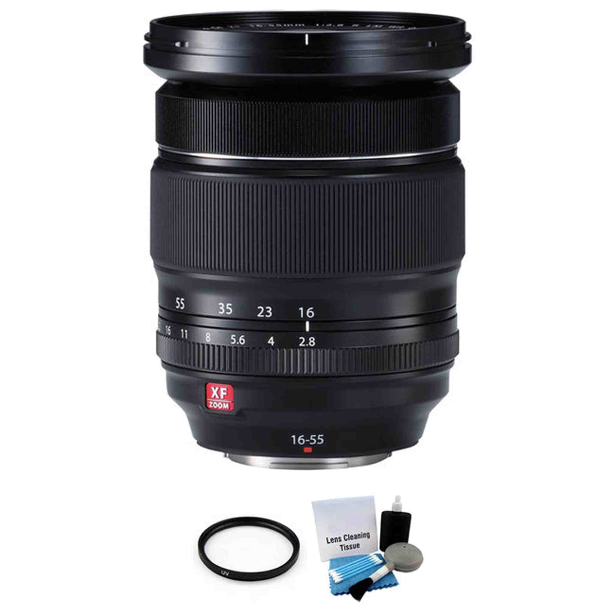 Fujifilm XF 16-55mm f/2.8 R LM WR Lens + 77mm UV Filter + 5pc Cleaning Kit Fujifilm