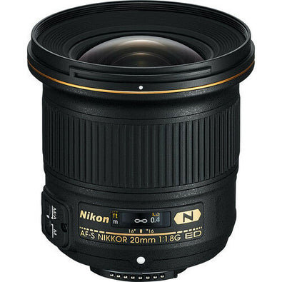 Nikon AF-S NIKKOR 20mm f/1.8G ED Lens + UV Kit & Cleaning Kit