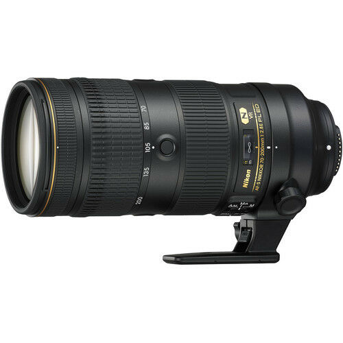 Nikon AF-S NIKKOR 70-200mm f/2.8E FL ED VR Lens + UV Filter & Cleaning Kit Base Bundle