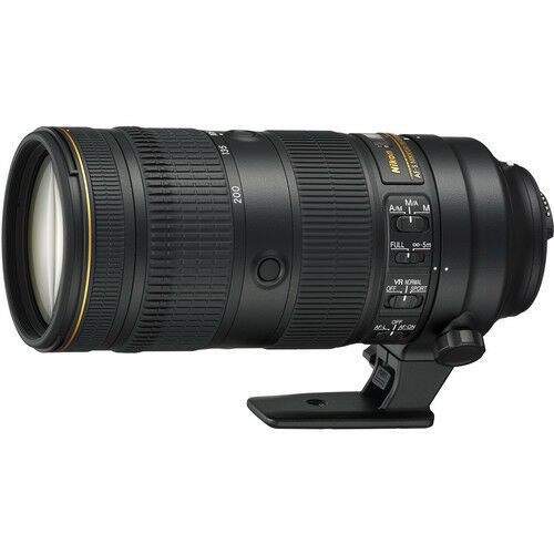 Nikon AF-S NIKKOR 70-200mm f/2.8E FL ED VR Lens + 77mm UV Filter Pro Bundle