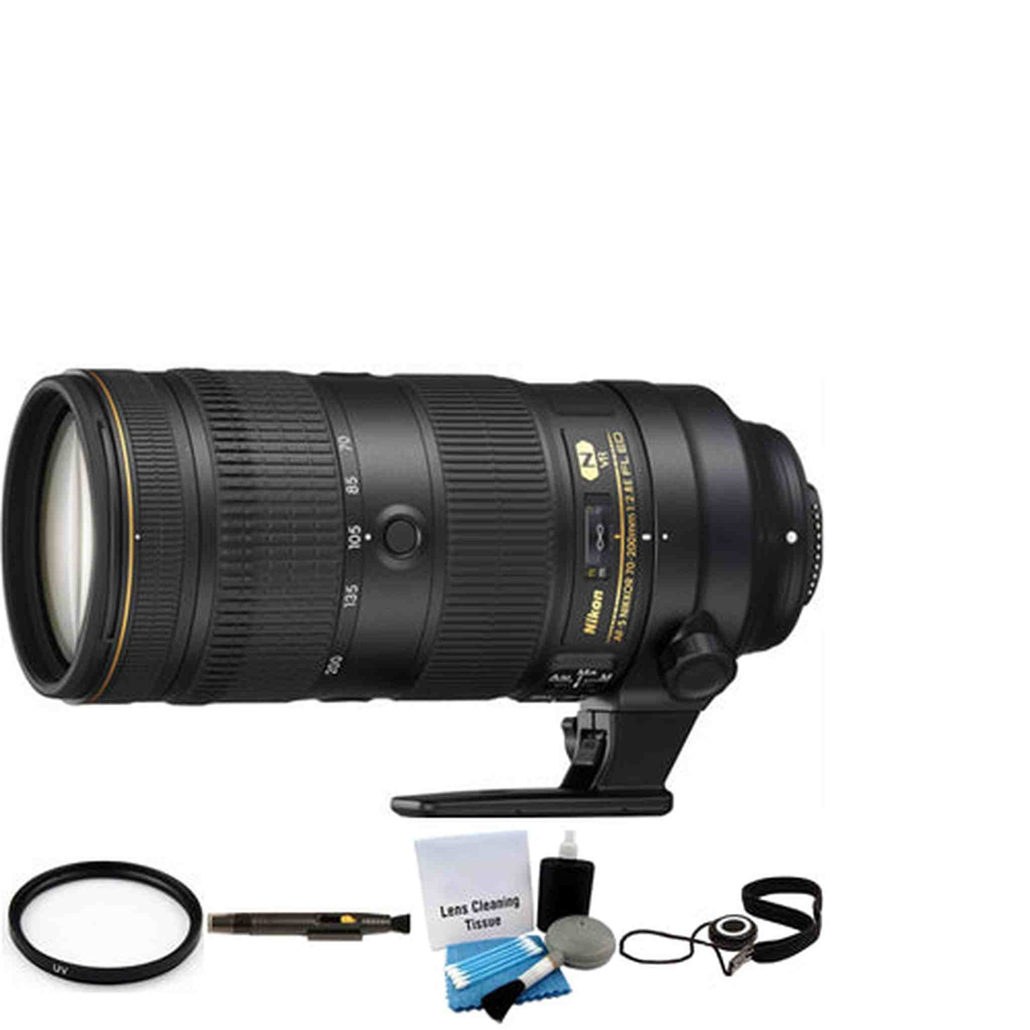 Nikon AF-S NIKKOR 70-200mm f/2.8E FL ED VR Lens Bundle Nikon