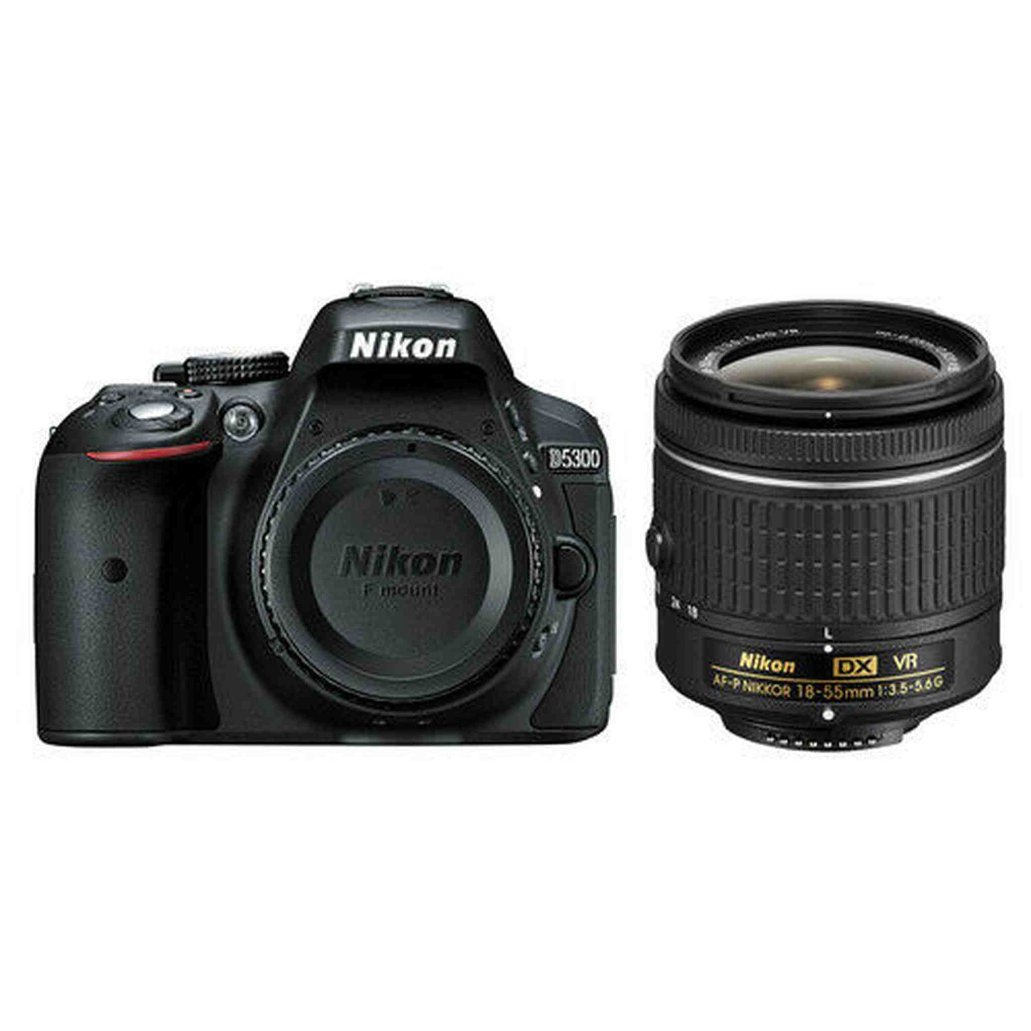 Nikon D5300 Digital SLR Camera w/18-55mm Lens + 2 Batteries, 64GB & More Nikon