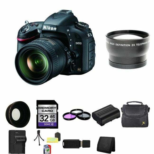 Nikon D610 Digital SLR Camera w/24-85mm 32GB Package