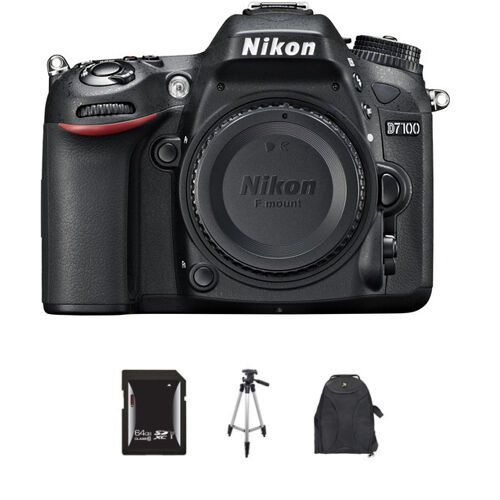 Nikon D7100 DSLR Camera 64GB  Bundle