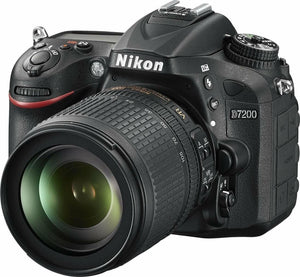 Nikon D7200 DSLR Camera w/18-105mm Lens & 8GB SDHC Card