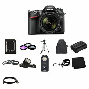 Nikon D7200 Digital SLR Camera w/18-140mm Lens 64GB Bundle