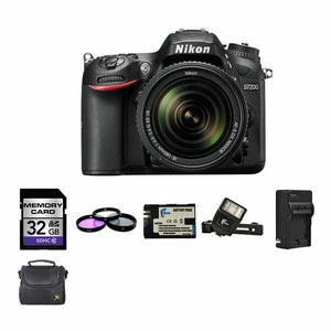 Nikon D7200 Digital SLR Camera w/18-140mm Lens + 2 Batteries, 32GB, Flash & More Bundle