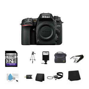 Nikon D7500 DSLR Camera Body Only 32GB Bundle