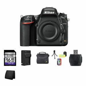 Nikon D750 DSLR Camera Body 16GB Bundle