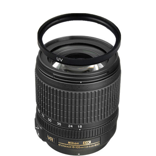 Nikon 18-105mm f/3.5-5.6G ED VR AF-S DX Nikkor Autofocus Lens w/67mm UV Filter Bundle