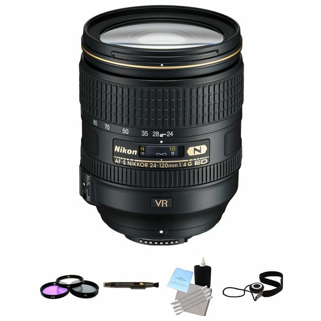 Nikon AF-S NIKKOR 24-120mm f/4G ED VR Zoom Lens Ultimate Bundle