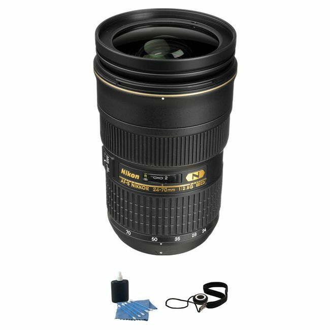 Nikon AF-S Nikkor 24-70mm f/2.8G ED Autofocus Lens  Ultimate Bundle