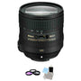 Nikon AF-S NIKKOR 24-85mm f/3.5-4.5G ED VR Lens + UV Kit & Cleaning Kit