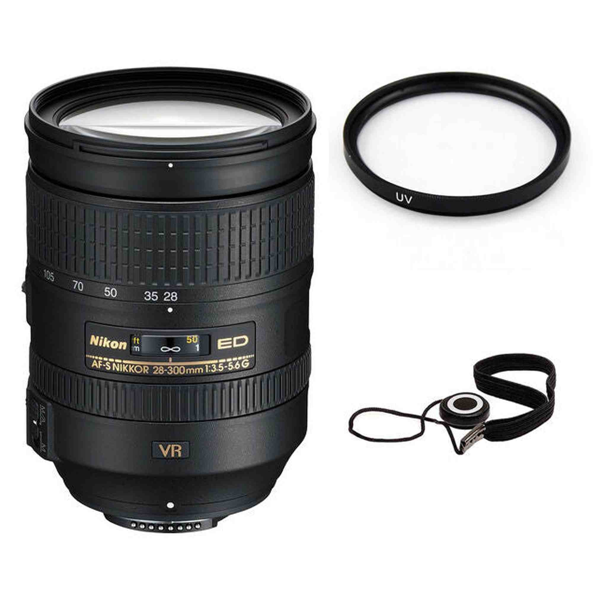 Nikon AF-S NIKKOR 28-300mm f/3.5-5.6G ED VR Lens Bundle Nikon