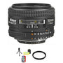 Nikon Nikkor 50 mm F/1.4D AF Lens + UV Filter & Cleaning Kit Bundle