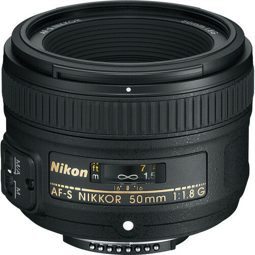 Nikon AF-S NIKKOR 50mm f/1.8G Lens w/58mm UV Filter Bundle