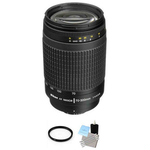 Nikon AF Zoom Nikkor 70-300mm f/4-5.6G Lens + UV Filter & Cleaning Kit