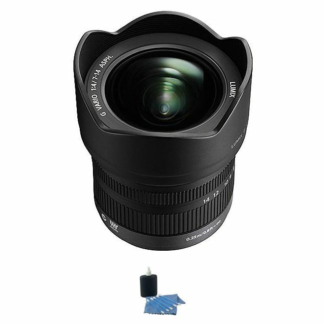 Panasonic Lumix G Vario 7-14mm f/4.0 ASPH. Lens w/Cleaning Kit