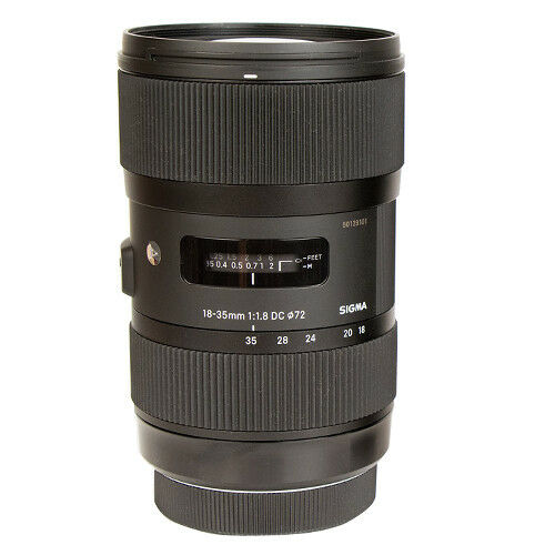 Sigma 18-35mm f/1.8 DC HSM Lens for Nikon + UV Filter & Cleaning Kit Bundle