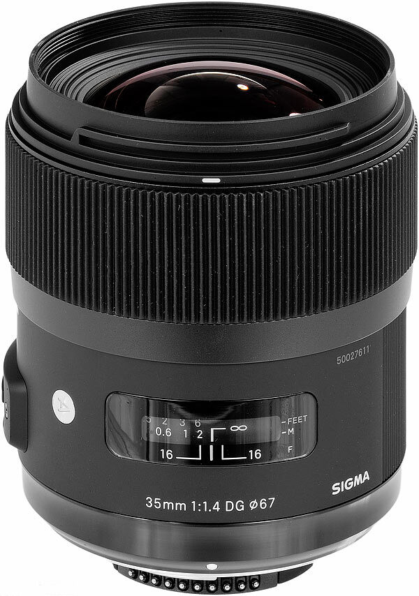 Sigma 35mm F/1.4 HSM DG Lens For Nikon + UV Filter & Cleaning Kit Bundle