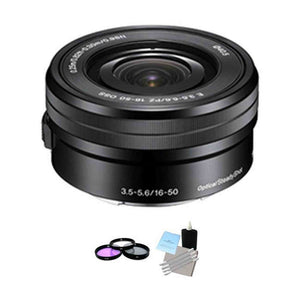 Sony 16-50mm F/3.5-5.6 Lens + UV Kit & Cleaning Kit Bundle