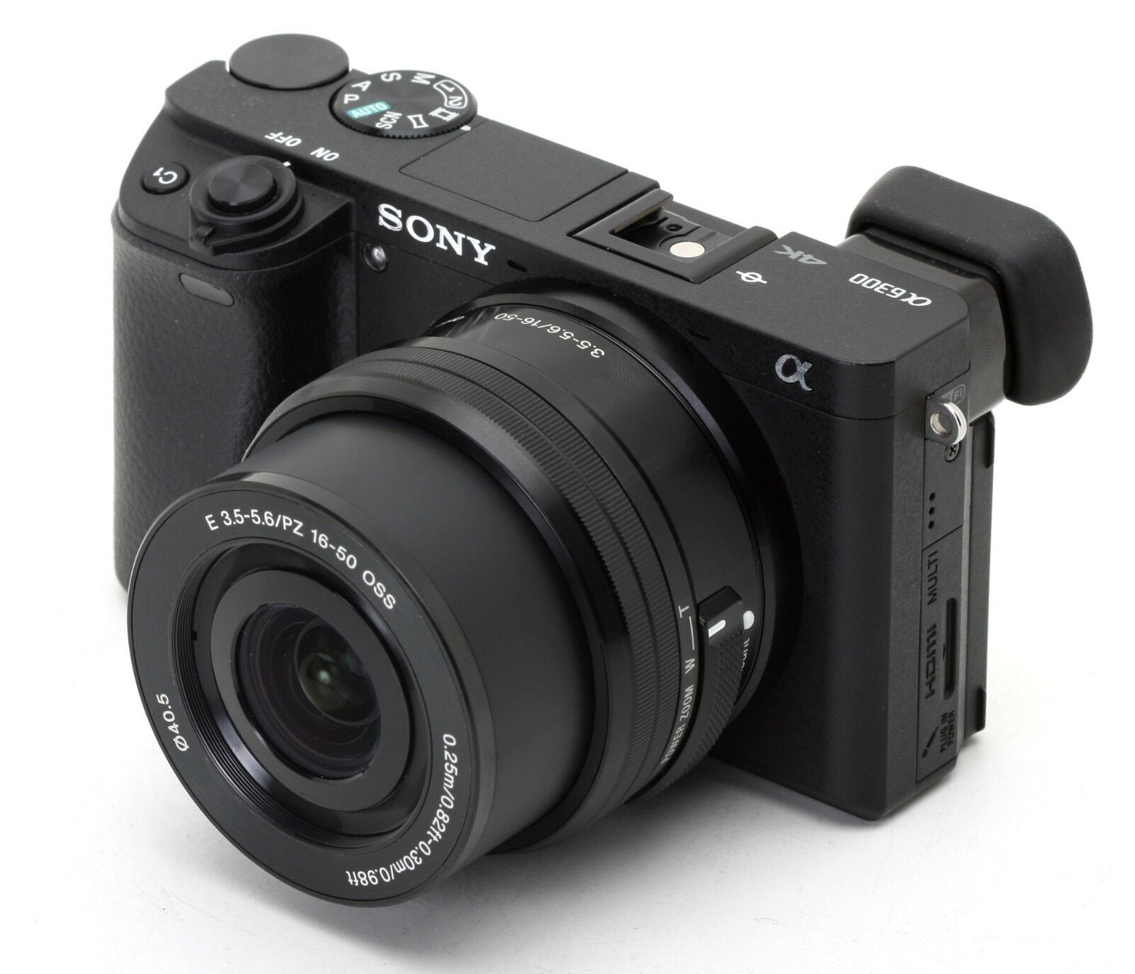 Sony Alpha a6000 Mirrorless Digital Camera - Black w/16-50mm Lens + 16GB & Case Bundle