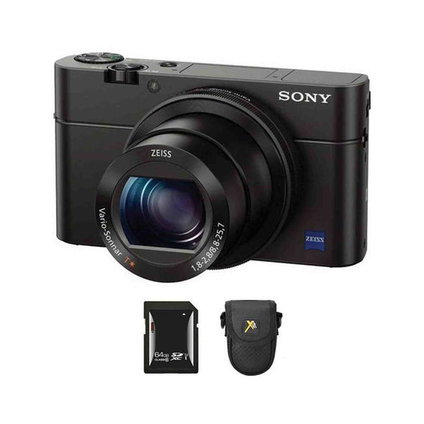 Sony Cyber-shot DSC-RX100 III Digital Camera + 64GB & Case