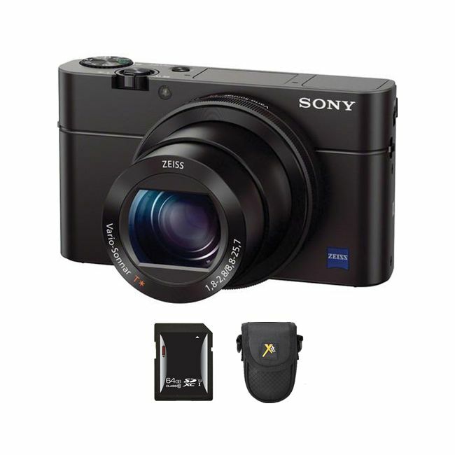 Sony Cyber-shot DSC-RX100 III Digital Camera + 64GB & Case