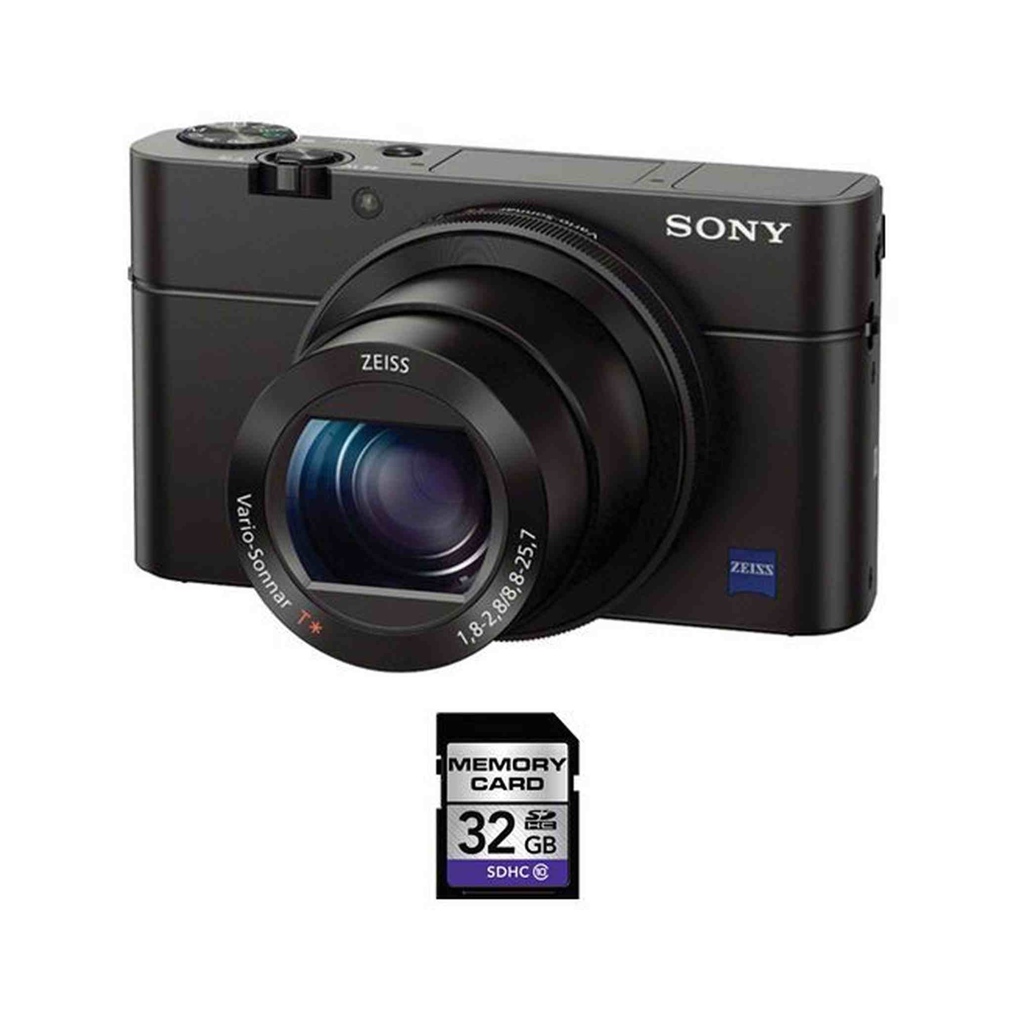 Sony Cyber-shot DSC-RX100 III Digital Camera + 32GB SDHC Card