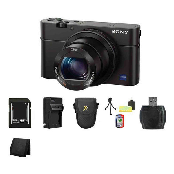 Sony Cyber-shot DSC-RX100 III Digital Camera 64GB  Bundle