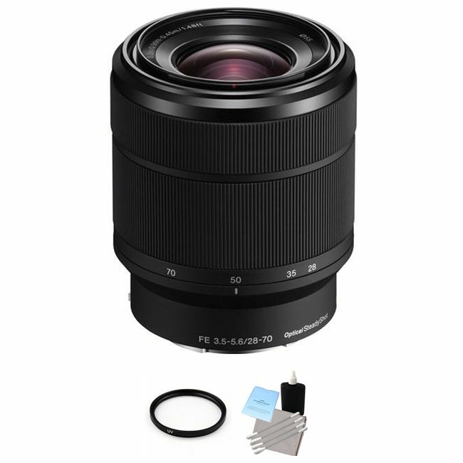 Sony FE 28-70mm f/3.5-5.6 OSS Lens + UV Filter & Cleaning Kit Bundle