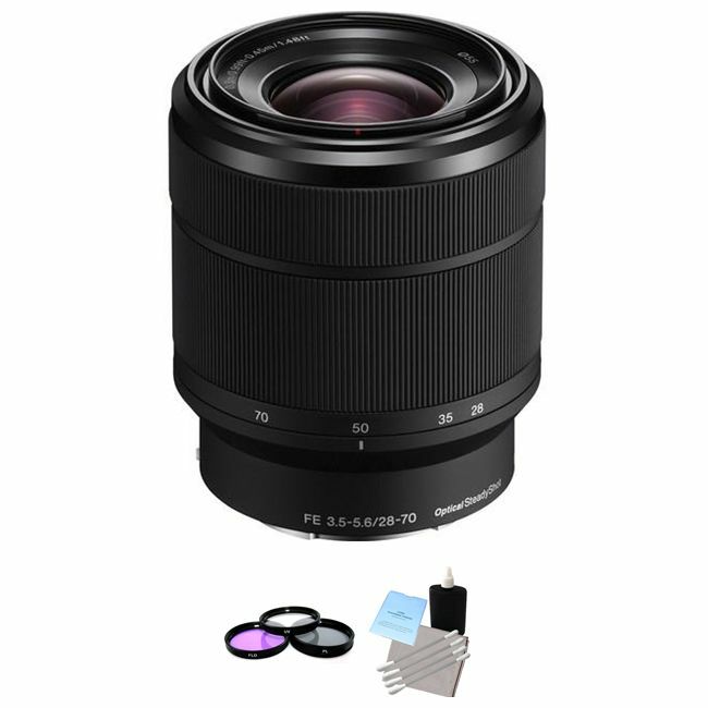 Sony FE 28-70mm f/3.5-5.6 OSS Lens + UV Kit & Cleaning Kit Bundle
