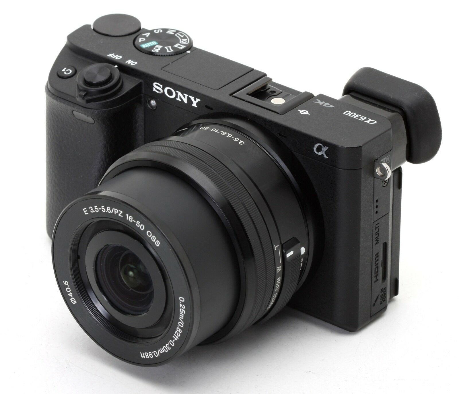 Sony Alpha a6300 Mirrorless Camera w/16-50mm Lens + 2 Batteries, 8GB & More