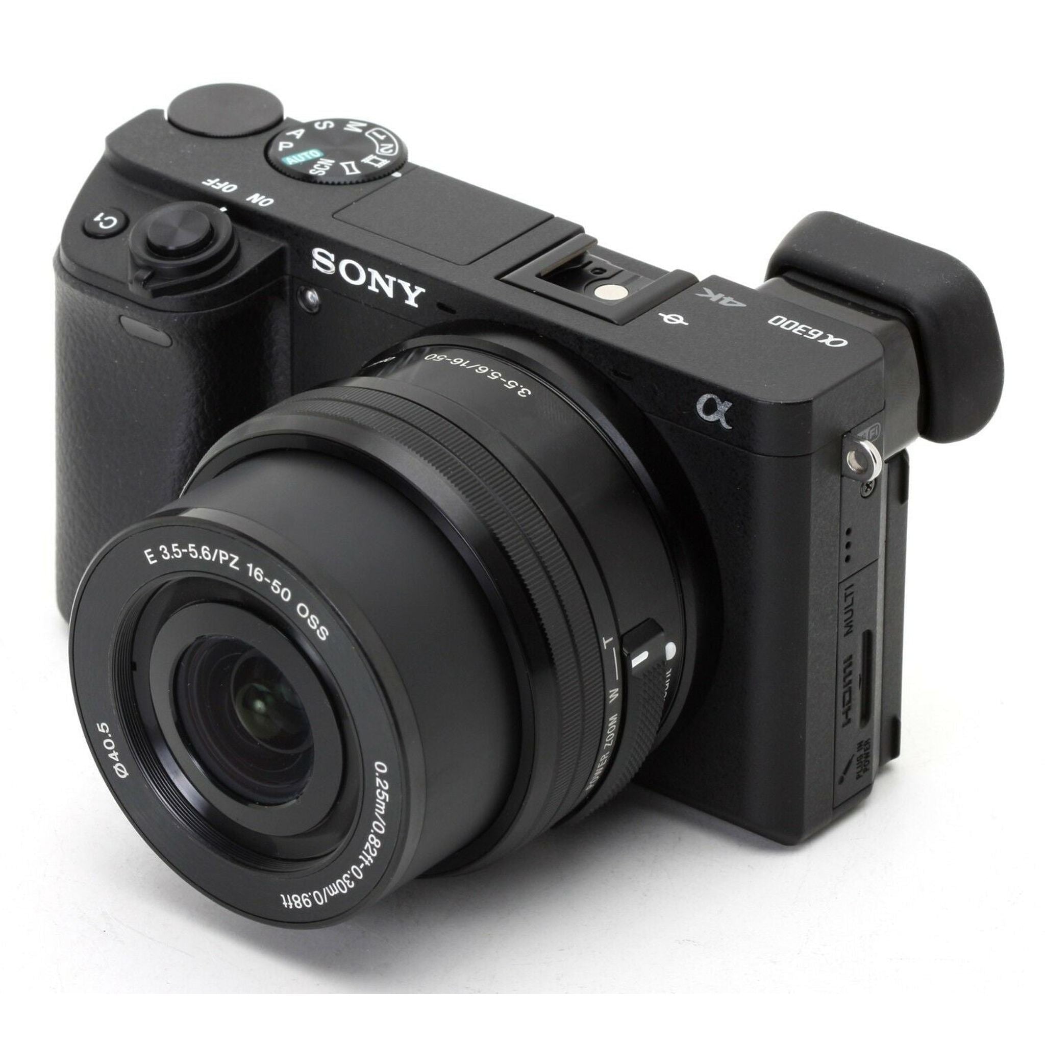Sony Alpha a6300 Mirrorless Camera w/16-50mm Lens + 2 Batteries, 8GB & More Sony