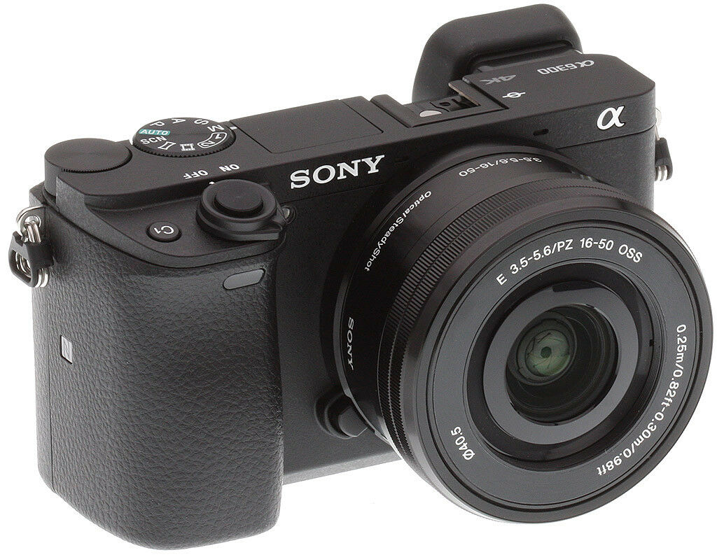 Sony Alpha a6300 Mirrorless Camera w/16-50mm Lens + 2 Batteries, 32GB Card Starter Bundle