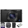 Sony Cyber-shot DSC-RX100 IV Digital Camera + 2 Batteries, 8GB & More
