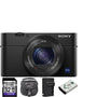 Sony Cyber-shot DSC-RX100 IV Digital Camera + 2 Batteries, 32GB & More