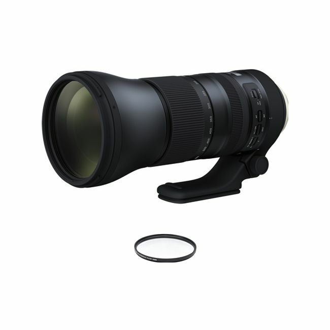 Tamron SP 150-600mm f/5-6.3 Di VC USD G2 for Canon EF + UV Filter 95MM Bundle