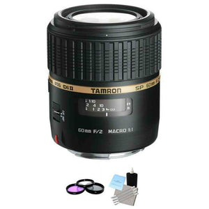 Tamron AF60mm f/2 DI II LD IF 1:1 Lens for Sony + UV Kit & Cleaning Kit Tamron