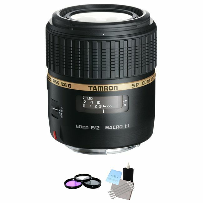 Tamron AF60mm f/2 DI II LD IF 1:1 Lens for Sony + UV Kit & Cleaning Kit