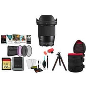 Sigma 16mm f/1.4 DC DN Contemporary Lens FUJIFILM X with Filter Kit